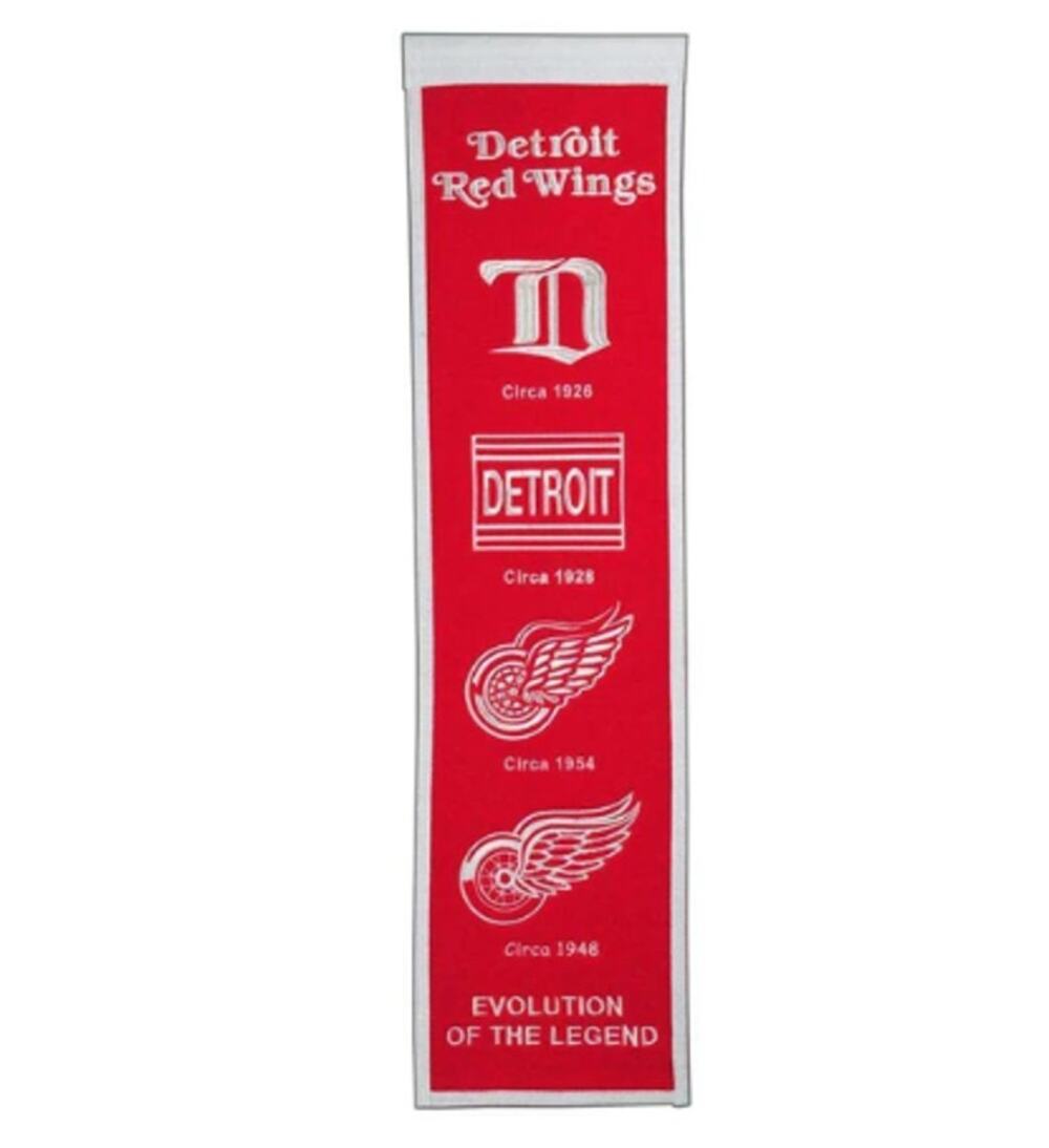 Winning Streak Detroit Red Wings Heritage Banner 8" x 32"